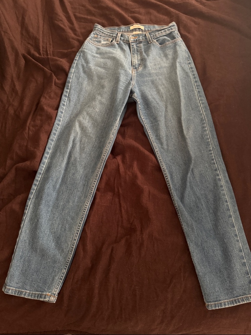 Women’s Light Blue Straight-Leg Jeans size 27